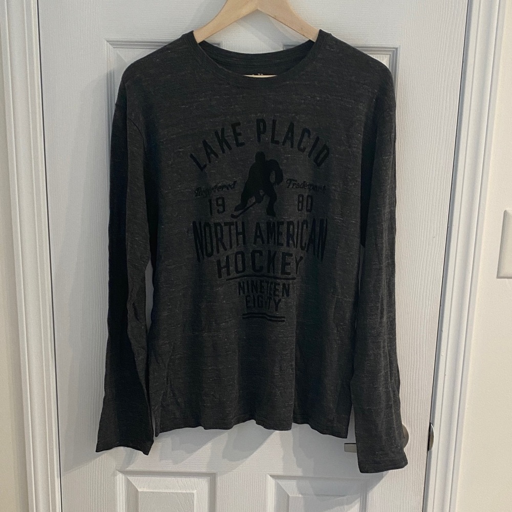 Blue 84 Black Lake Placid Long Sleeve Shirt size Large